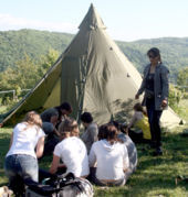 Bivouac sous tente tous les soirs - Sauf si conditions météo dangereuse