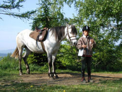 cour d'orientation à cheval